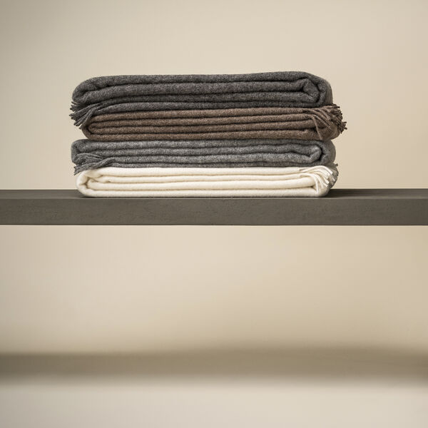 Sams&oslash; Plaid, gotland brown 0120, Silkeborg Uldspinderi