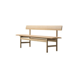 The Mogensen Bench Bank, seifenbehandelte Eiche, Fredericia Furniture