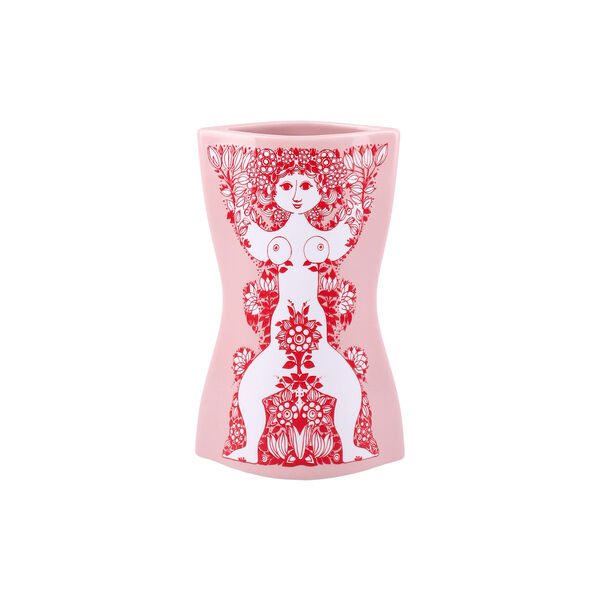 Nina Vase, pink/red, Bj&oslash;rn Wiinblad