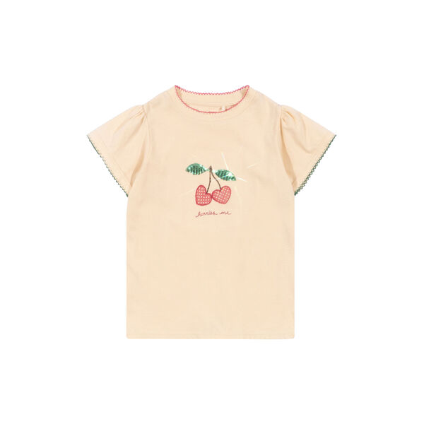 Famo Puff-T-Shirt, ecru, Konges Sløjd