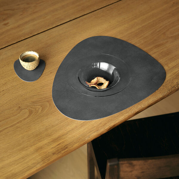 Nupo table mat Curve L, anthracite, LIND DNA