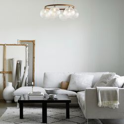 Miira 6 Circular Pendant, dark bronze/optic clear, Nuura