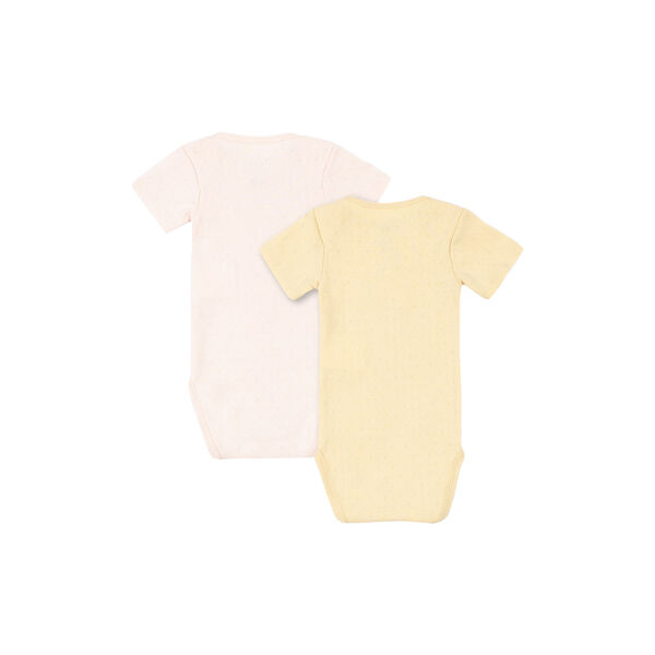 Perla 2 Pack SS Body, banana crepe/creole pink, Konges Sl&oslash;jd