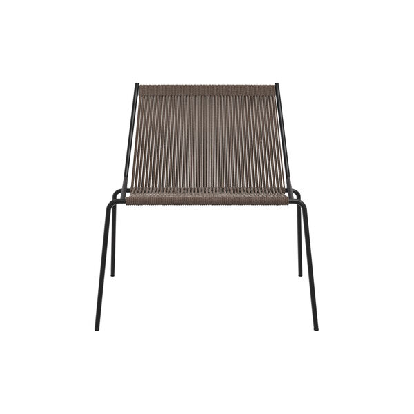 Noel Lounge Chair, black/dark grey wool, Thorup Copenhagen