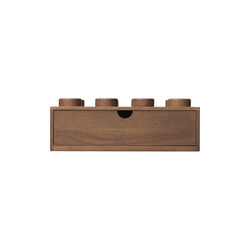 LEGO&reg; 2x4 Desk Drawer, dark stained oak, Room Copenhagen