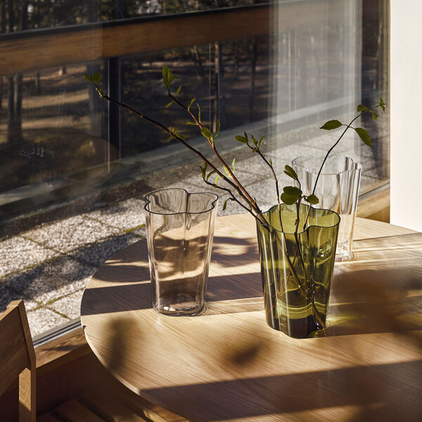 Alvar Aalto Vase, transparent, Iittala