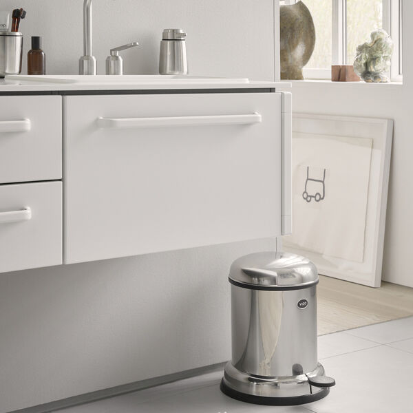 VIPP14 Pedaleimer, rostfreier Stahl, Vipp