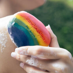Stone Soap, rainbow, Stone Soap Spa