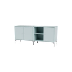 SAVE Lowboard with Chrome Legs, 148 flint, Montana Furniture