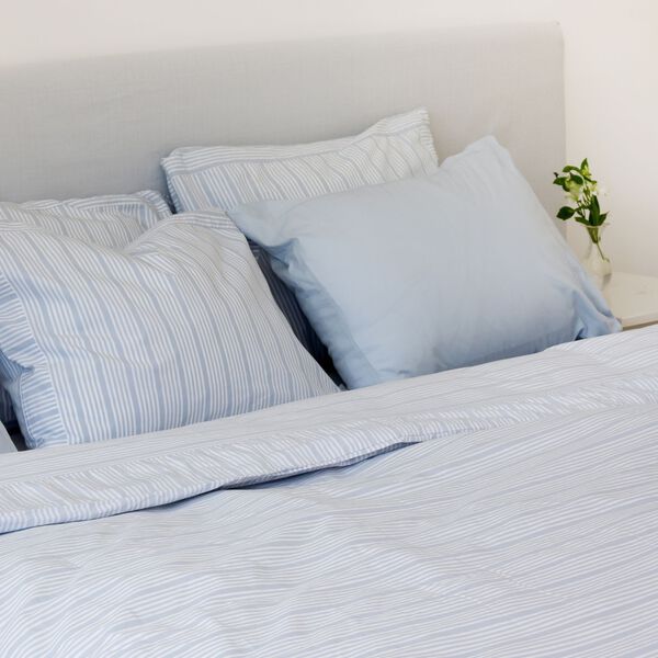 Duvet Set, powder blue stripes, Home by Ilse Jacobsen