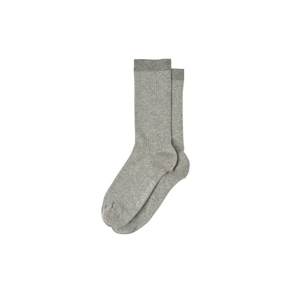 Minna Cotton Sock, grey melange, Studio Feder