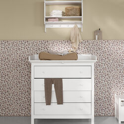 Seaside Bookshelf with Hooks, Oliver Furniture