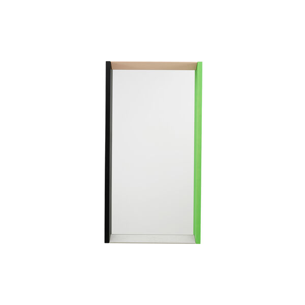 Spiegel mit farbigem Rahmen, mittel, gr&uuml;n/rosa, Vitra 
