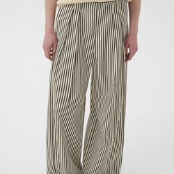 GARBOIW PANTS, vanilla / black stripe, InWear