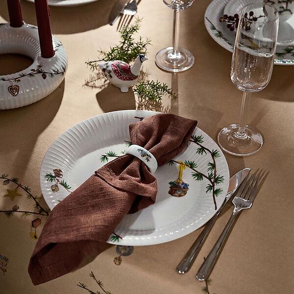 Hammersh&oslash;i Christmas Plate &Oslash; 27 cm, goose, K&auml;hler