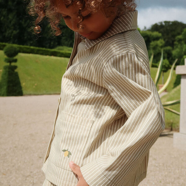 Frankie Overshirt, tea stripe, Konges Sl&oslash;jd