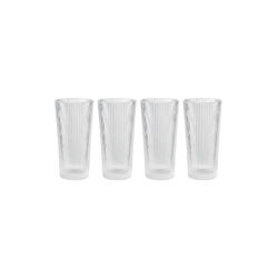 Pilastro Long Drink Glass 4 pcs, Stelton