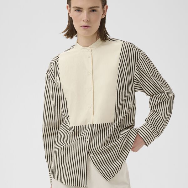 GARBOIW SHIRT, vanilla / black stripe, InWear