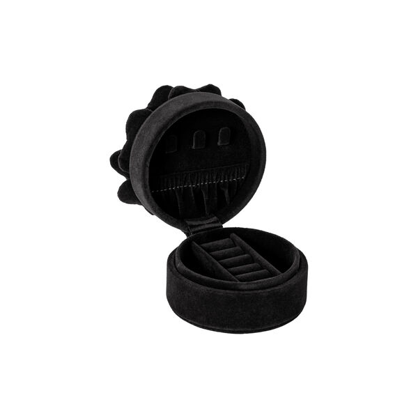 Day Velvet Flower Jewelry Round, black, DAY ET