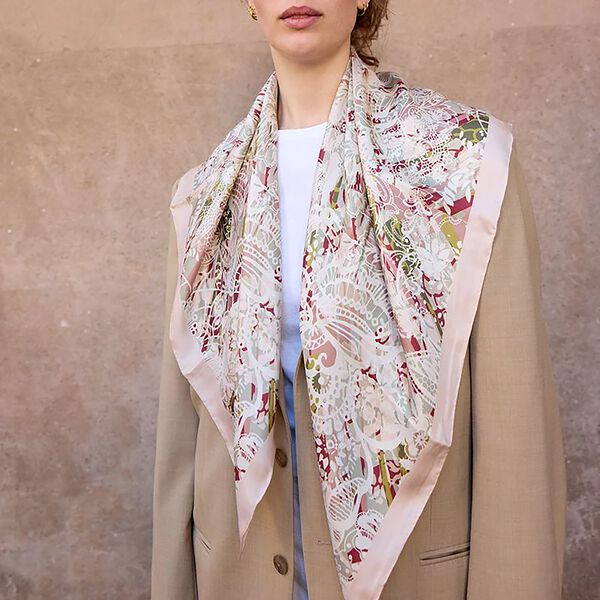 FUNKY&nbsp;LACE&nbsp;Schal, rosa, Bella Ballou