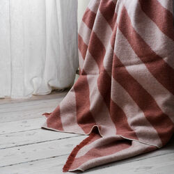 Fishbone Throw, rusty red, ELVANG
