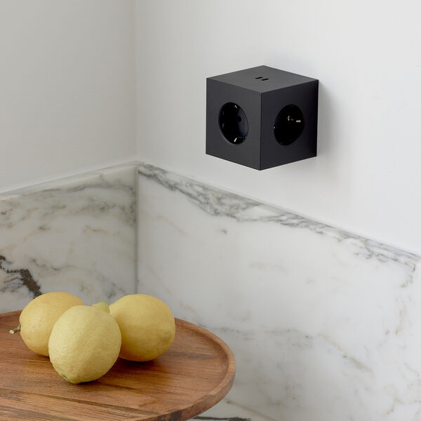 Quadrat 2 USB-C (30W), stockholm schwarz, Avolt