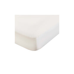 Junior-Spannbettlaken, weiß, We Are Bitte