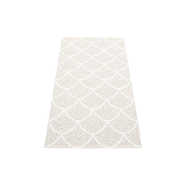 Kotte Plastic Rug, fossil grey/white, Pappelina