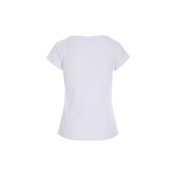 Naibu rib blouse, white, BITTE KAI RAND
