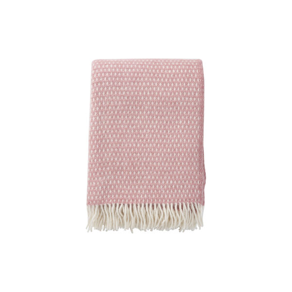 Knut wool blanket, pink Knut wool blanket, pink, Klippan Yllefabrik