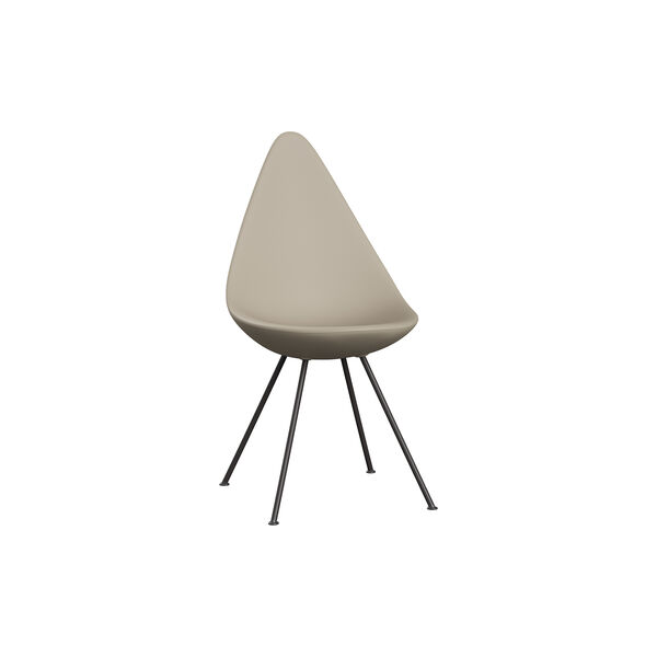 Drop&trade; 3110 Chair, light beige/warm graphite, Fritz Hansen