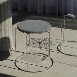 Wire Stool VP11 with Cushion, Hallingdal 130, &Tradition
