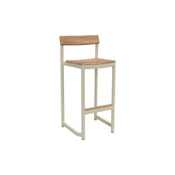 Pelagus Bar Stool, light ivory, Fritz Hansen