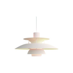 PH 5 Monochrome Pendant, monochrome pale blush, Louis Poulsen