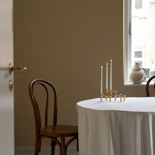 STOFF Nagel Kerzenhalter, Messing, STOFF Nagel