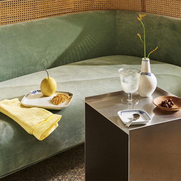 Prinzessin quadratischer Teller 21 cm, Royal Copenhagen