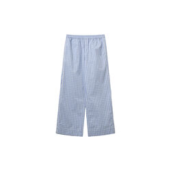 JordenSW karierte Hose mit weitem Bein, blue, Sofie Schnoor