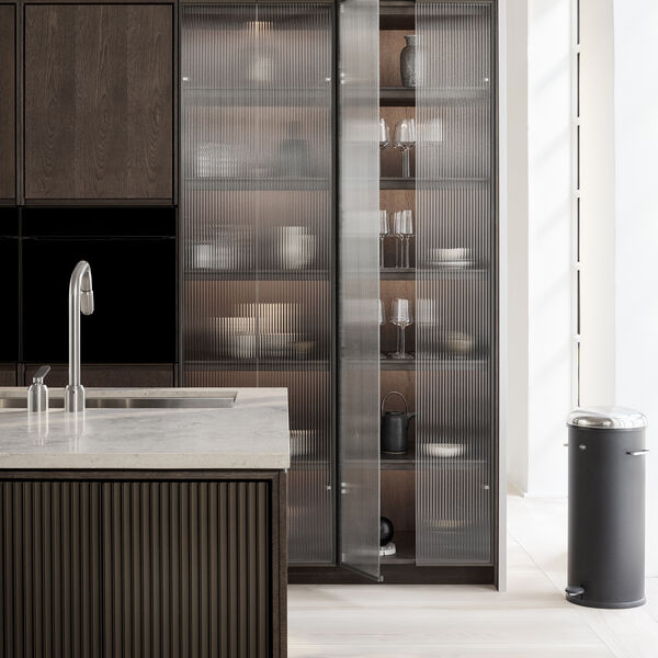 Vipp17 Treteimer, schwarz, Vipp