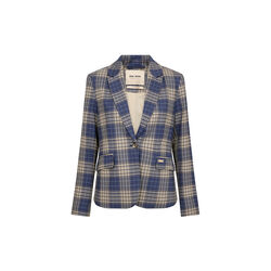 MMBlake karierter Blazer, crown blue, MOS MOSH