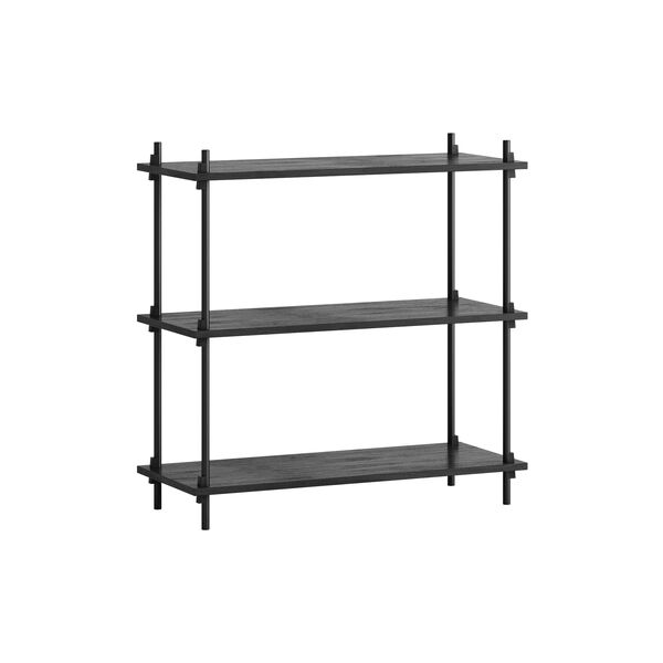 Shelving System 851A, black, MOEBE