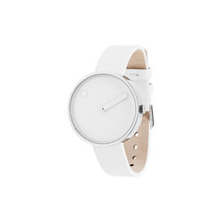 PICTO Wrist Watch, white/steel/white, PICTO