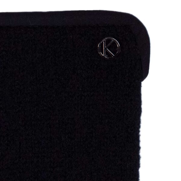 Sasha Knitted Gloves, black, Kessler