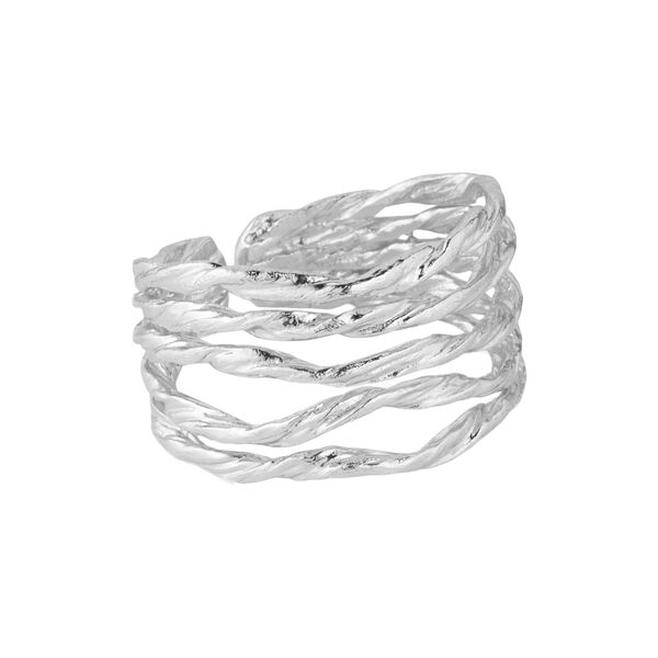 Willow 5-rings, silver plated, Pure by Nat