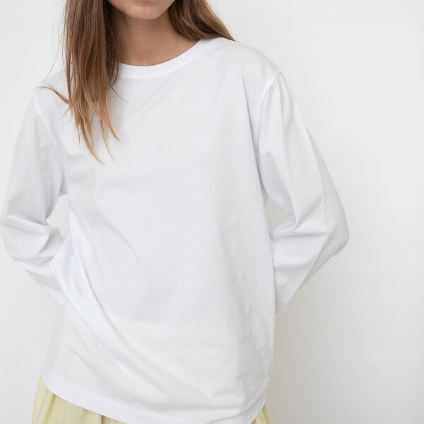 Freya Longsleeve T-Shirt, white Freya Longsleeve T-Shirt, white, Studio Feder