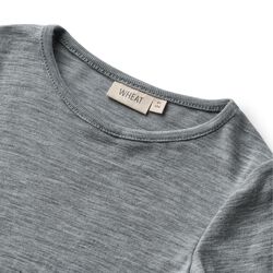 Wool T-Shirt L/S Alfie, 0224 melange grey, Wheat
