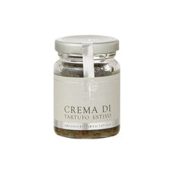 Trüffelcreme mit schwarzen Sommertrüffeln und Oliven, Made by Mama