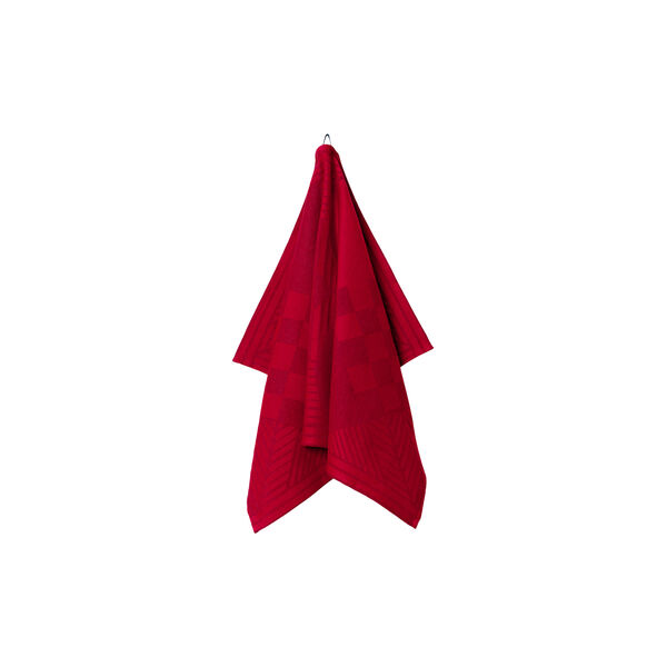 CHRISTMAS Tea Towel, deep red, Georg Jensen Damask
