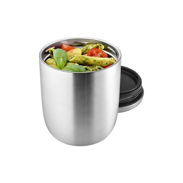 To Go Thermo Mealbox, steel/black, Eva Solo