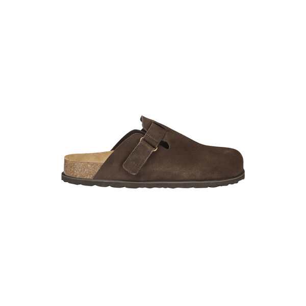 Roma Slippers, brown mocka, Shepherd of Sweden
