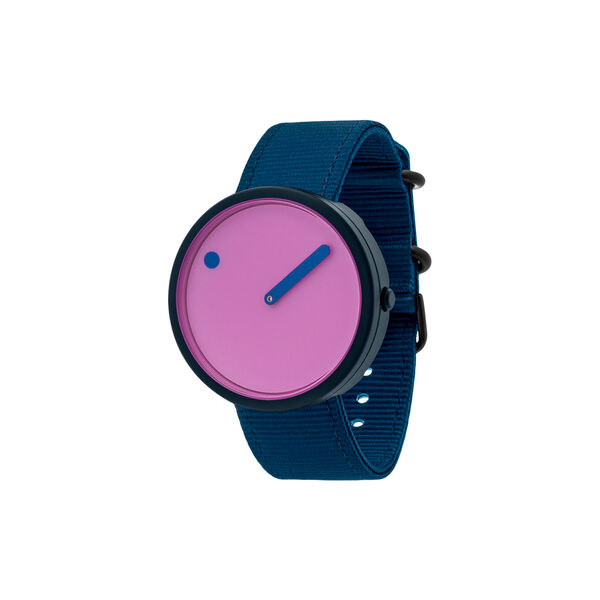 Picto Wrist Watch, pink reef/navy blue, PICTO